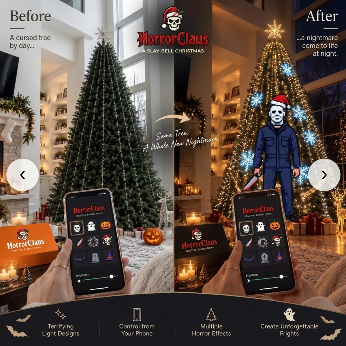 HorrorClaus™ Chirstmas LED Lights
